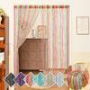 2025New Encrypted Line Curtain Window Screen Living Room Door Curtain Partition Sheer Curtain S Curtain