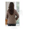 2025 New Fashion Women's Stitched Lapel Button Pocket Fashion Solid Color Casual Cotton Jacket