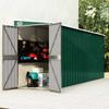 Vidaxl Garden Shed, Wall-Mounted, Green, 118X382X178 Cm