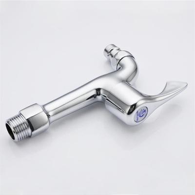 Outdoor Faucet Garden Mixer Brass Chrome Washing Machine Faucet Wall Bathroom Mop Tap Toilet Single Cold Bibcock Faucet
