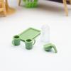 Dollhouse Mini Transparent Water Cup Set DIY Miniature Scene Model