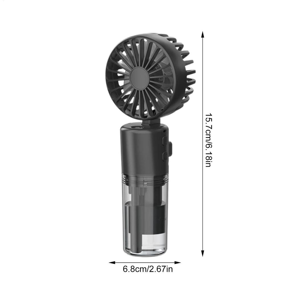 Mini Handheld cooling fan USB rechargeable humidifier fans Mini air conditioner fan Outdoor Office Camping Travel mist cooler