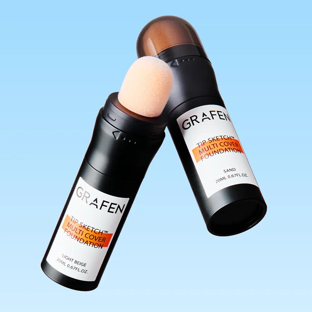 GRAFEN Tip Sketch™ Multi Cover Foundation 20ml (2 Shades)