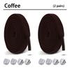 2Pair Double-layer elastic 8mm Flat Shoelace Shoes Accessories No Tie Shoe laces Quality Elastic Laces Sneakers Tennis Shoelaces