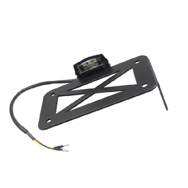 Easy to Install Side License Plate Bracket Sturdy Design Accessories for Vintage Motorcycle, Compliant with Traffic Laws