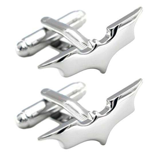 Купить 1 пара мужских запонок в форме летучей мыши, полированные ...