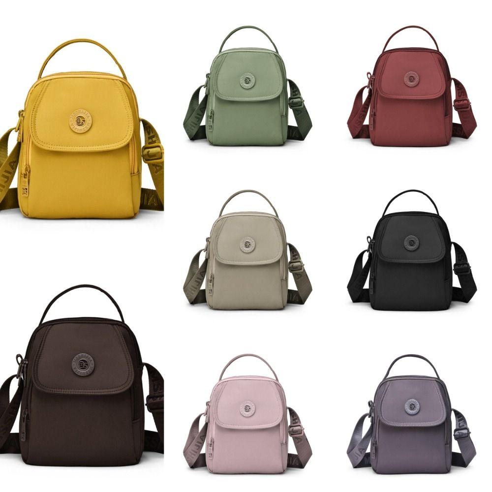 Fashion Dual-use Shoulder Bag Long Strap All-match Crossbody Bag Durable Multi-pocket Messenger Bag For Girls Women