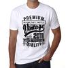 ULTRABASIC - Homme T-shirt Graphique Vintage Year Cadeau 2011