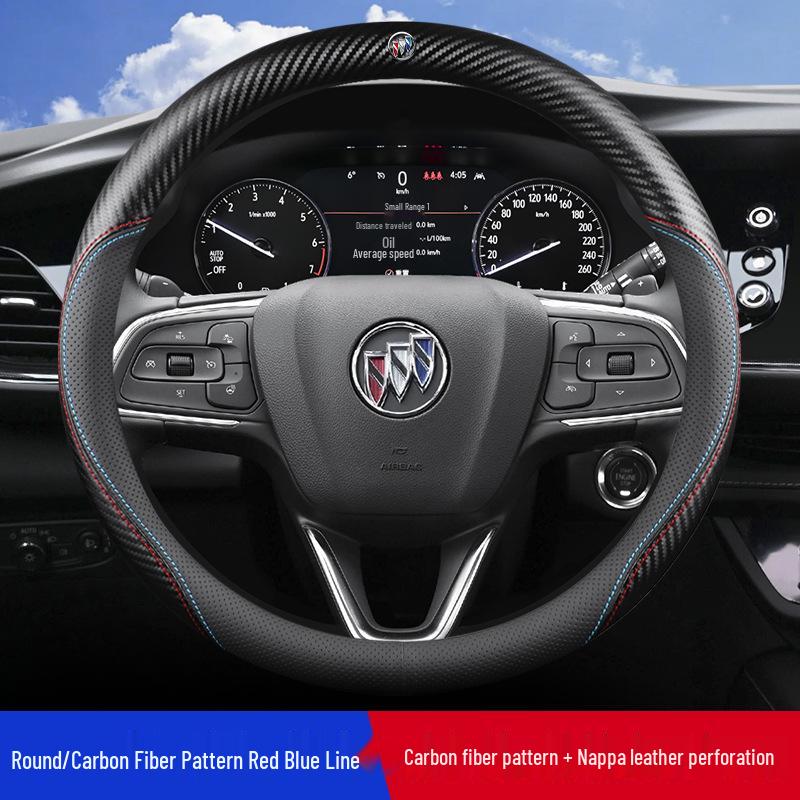 Buick Steering Wheel Cover for Regal, LaCrosse, Envision, Excelle, Encore, GL8, Velite, Verano, Keyue, GL6