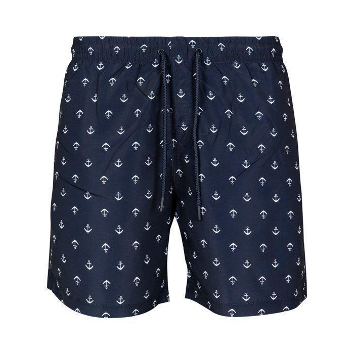 Short de bain - PATTERN SWIM - Bleu marine - Respirant - Natation - Mixte