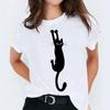 Graphic T Shirt for Women Elephant Love Cartoon Fashion Printing Print Lady Tshirts Top Womens Ladies Travel Tee TShirt
