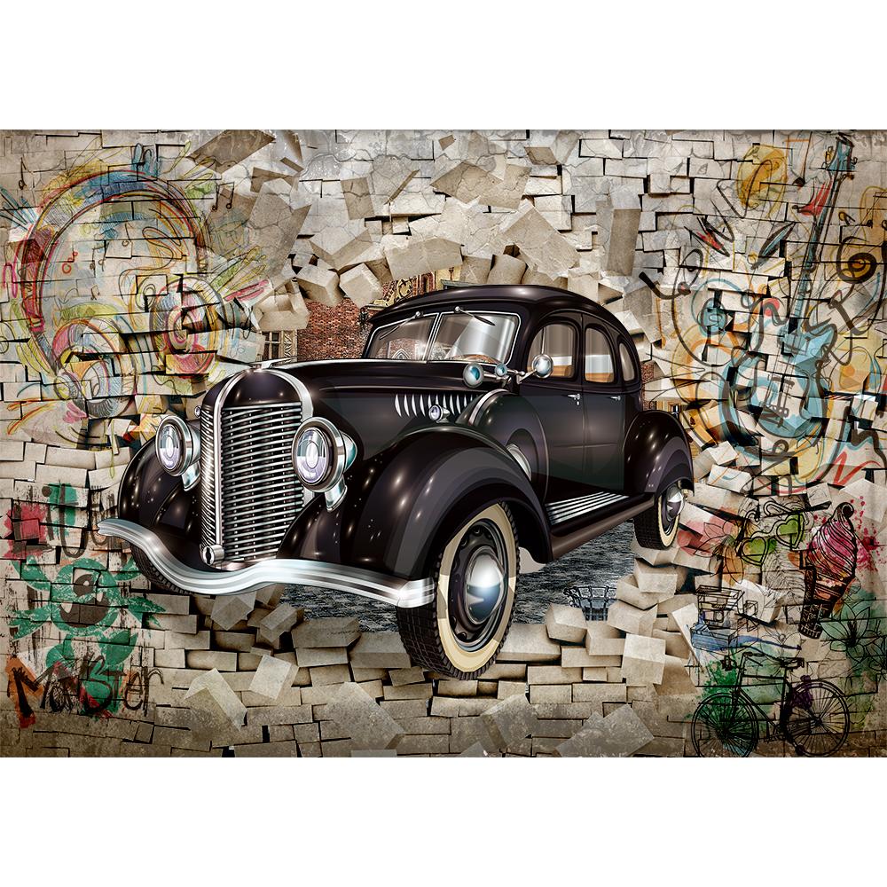 3d Graffiti Wallpaper Car 3d Wall Paper Cartoon Graffiti Wall Murals Living Room Bedroom Background Wallpaper
