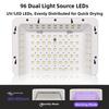 Flip Design UV Nails Lamp Dual Hand Nail Curing Lamp Nails Art Tools Nail Dryer Lamp  Salon