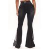 Spring and Autumn Women's Plus Size Jeans Wide Leg Jeans Fashion Splicing Pant