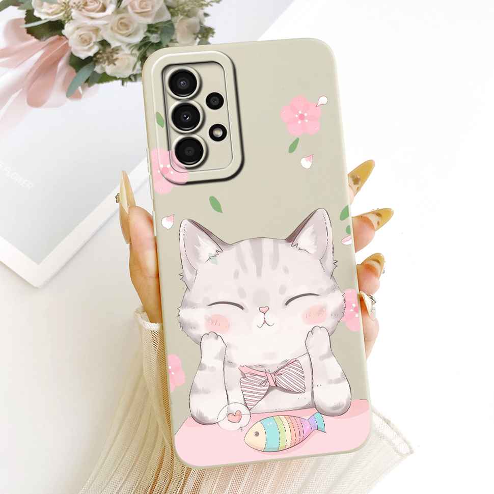 For Samsung A72 Case Rabbit Protector Soft Silicone Case Full Protective For Samsung Galaxy A72 SM-A725F Shockproof Phone Case