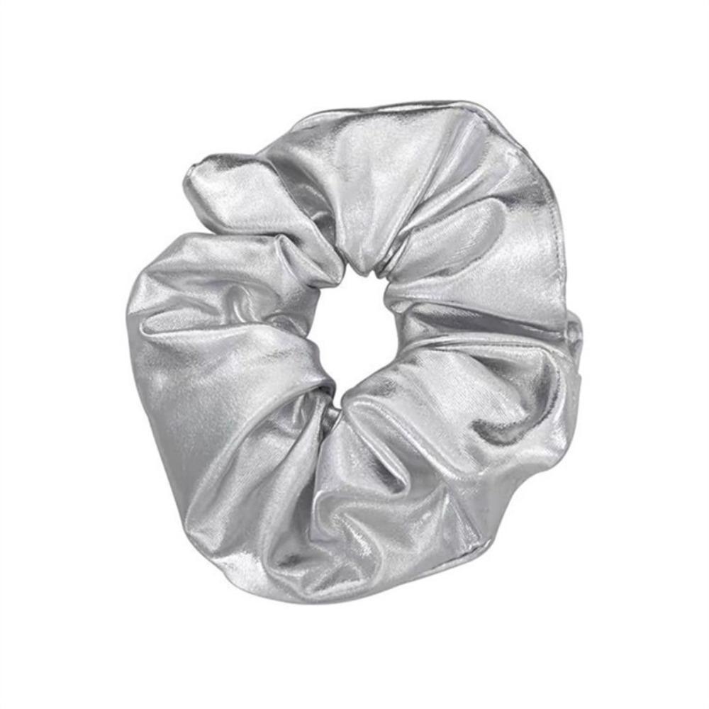 

Срібний Колір Пов язка для Волосся Металеві Аксесуари для Волосся Прості Резинки для Волосся На кожен день срібний