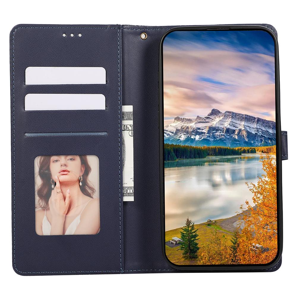 

For Google Pixel 10 Pro/Pixel 10/Pixel 9 Pro/Pixel 9 Case Anti Scratch Splicing Imprinted Rhombus Leather Phone Cover Rose Gold