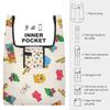 Tabekko Doubutsu Eco Bag, Body Bag, Mother's Bag, Shopping Bag, Large Capacity, Women's Tote Bag, Handbag, Convenience Store Bag, Shopping Bag, Lightw