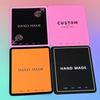 10Pcs False Nails Display Cards Fluorescent Color  Style False Nail Tips Portable Nail Art Storing Manicure Showing Tools