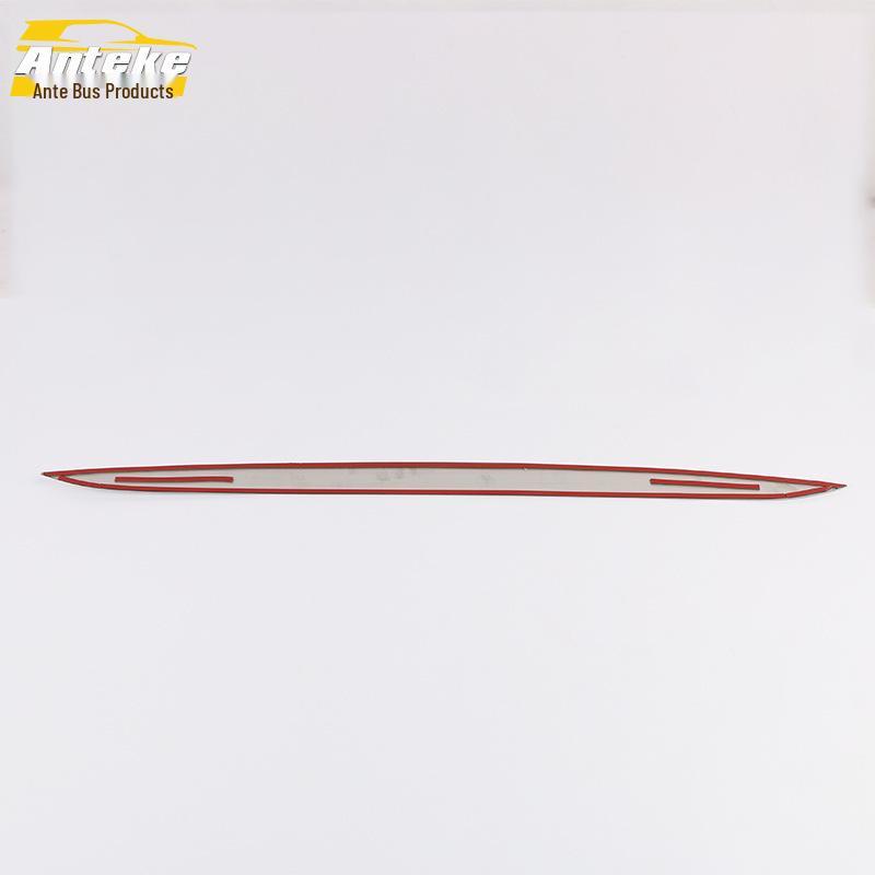 Applicable for 2019 Enjoy Bumper Trim: Rear Trunk Protective Bright Strip Decorative Sticker Accessory.