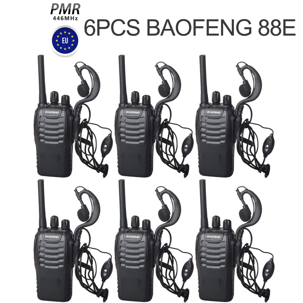 Manufactor Original Baofeng 2 4 6 Pack BF - 88E 5W  Walkie-Talkie  long-distance communication ultra-long standby  road trip