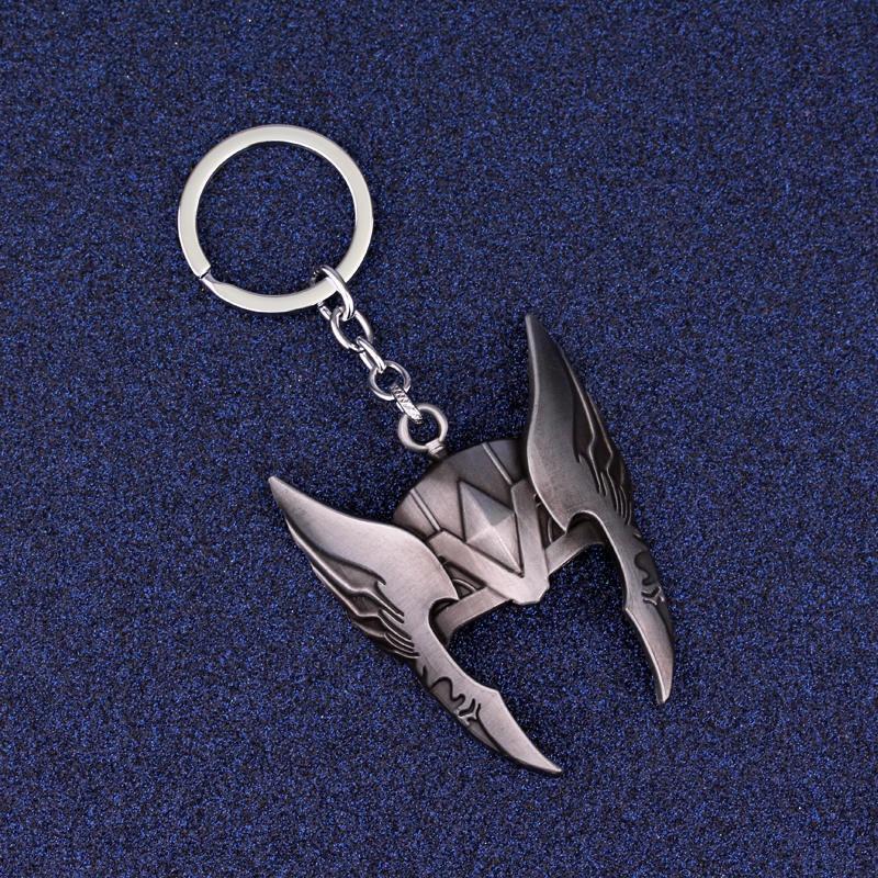Premium Avengers Thor Mask Alloy Key Chains Keyfob Keyring Gifts Collectible For Fans