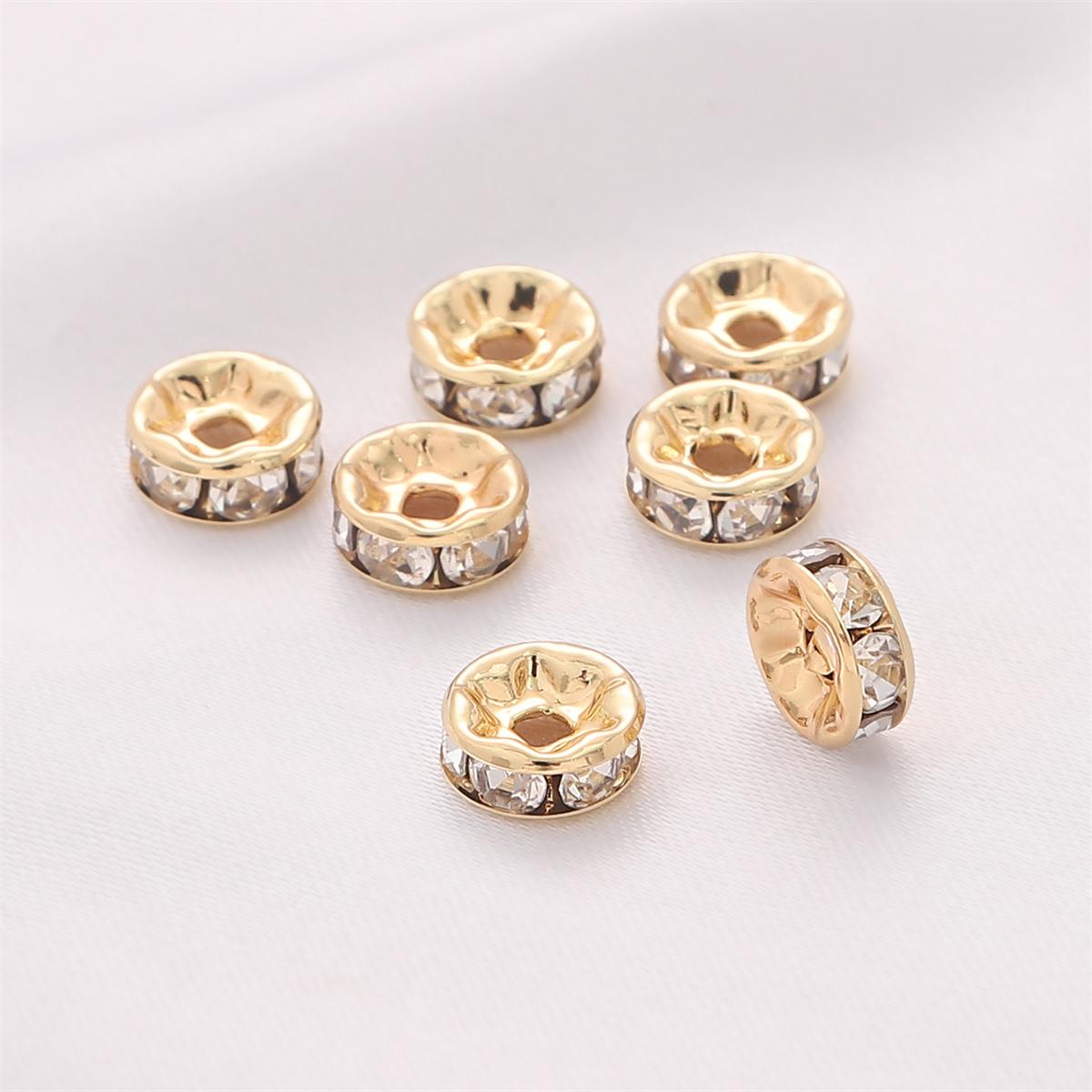 

Медное кольцо для ювелирных изделий ручной работы DIY 10 шт./пакет 4mm*10pcs золотой