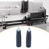 2Pcs Rope Posts Pilates Reformer Bed Parts Black Glossy M10 Thread Keeper for Exercise Core