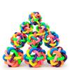 Vibrant Bell Woven Ball Pet Toy for Self-Entertainment and Puppy Teeth Cleaning