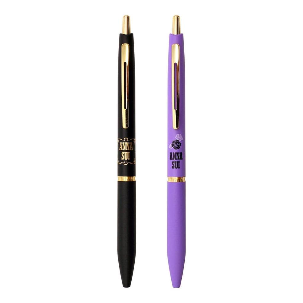Sui Ballpoint BAC Acro×ANNASUI/Acro×Anna Oil-based Pen, 0.5mm [Purple/Rose]