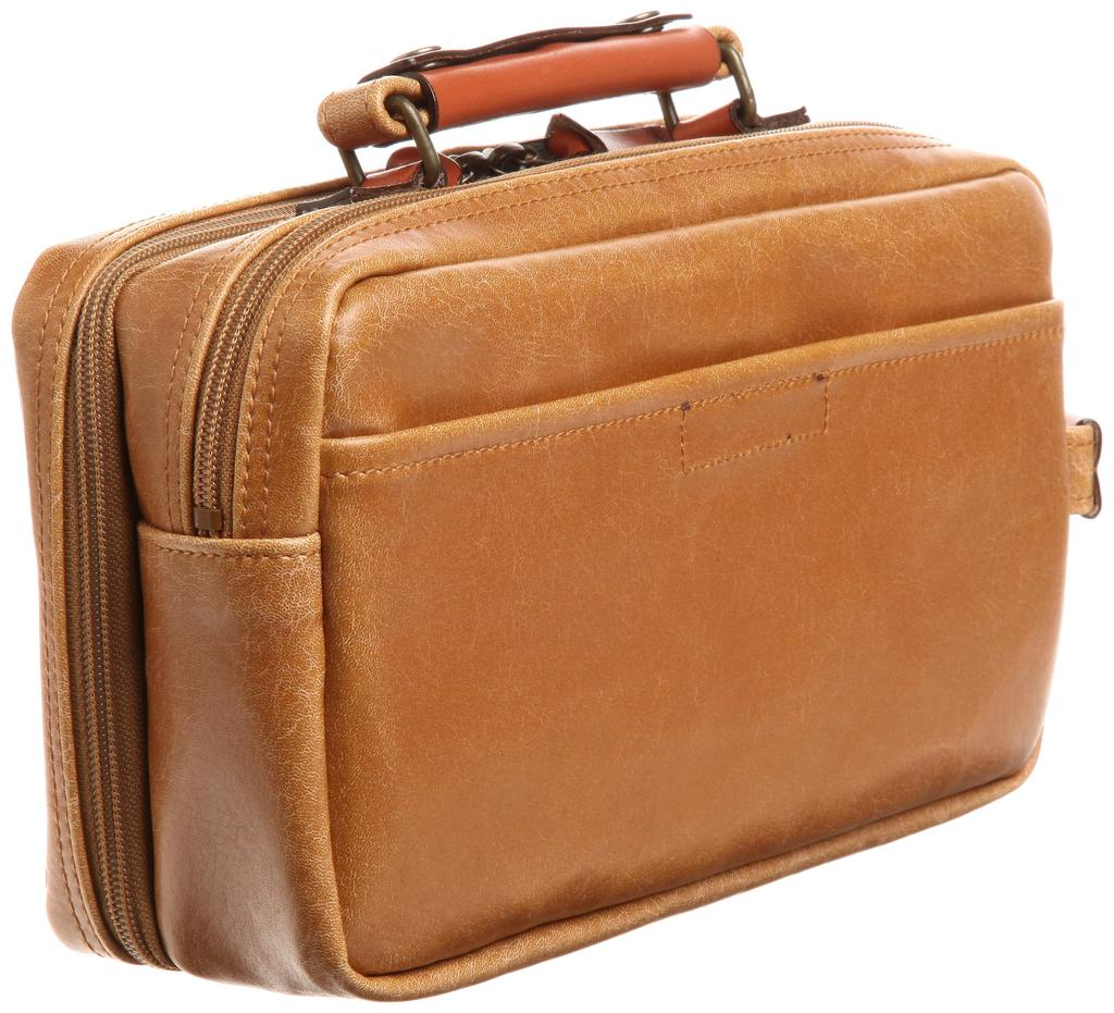 Zweite Tasche mit seitlichem Griff und echtem Leder inklusive Camel, hergestellt in Toyooka Hyogo, dem heiligen Land der Taschen [Retro] [Kiwada] Stadt, Präfektur,