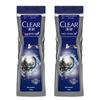 Clear Men Deep Cleanse Body Wash with Activated Charcoal (2x400g)