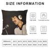 Pillow Case Sofa Living Room Bedroom Double-sided Printing Singer Ferdi T-Tayfur Square Cushion Nap Time Pillow Case