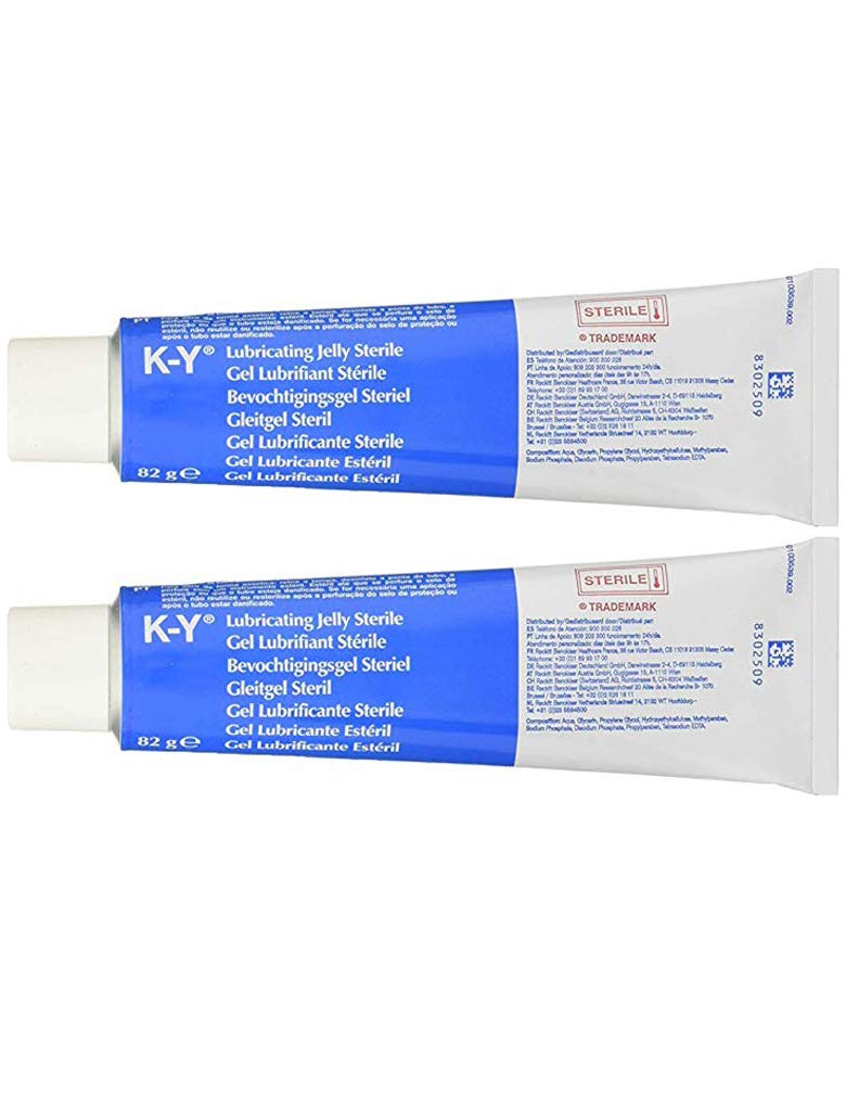 Reckitt Benckiser Lubricating Jelly Lotion KY Jelly Lubricating Jelly Water Soluble 82g X 2 Pieces