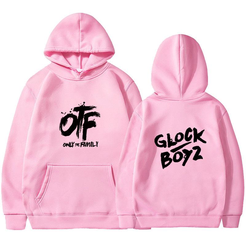 2025 new OTF letter print men's and women's hoodies spring and autumn goth casual comic pattern sweater