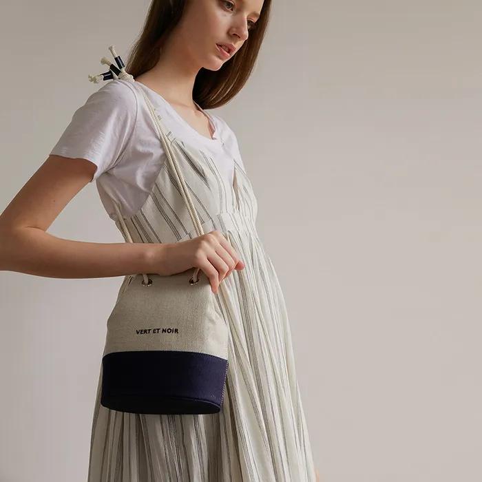 CORDE BUCKET BAG - NAVY