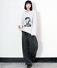 Deumakeu Side One-Pleat Stripe Real Wide Pants Charcoal (Spring/Summer Ver.)