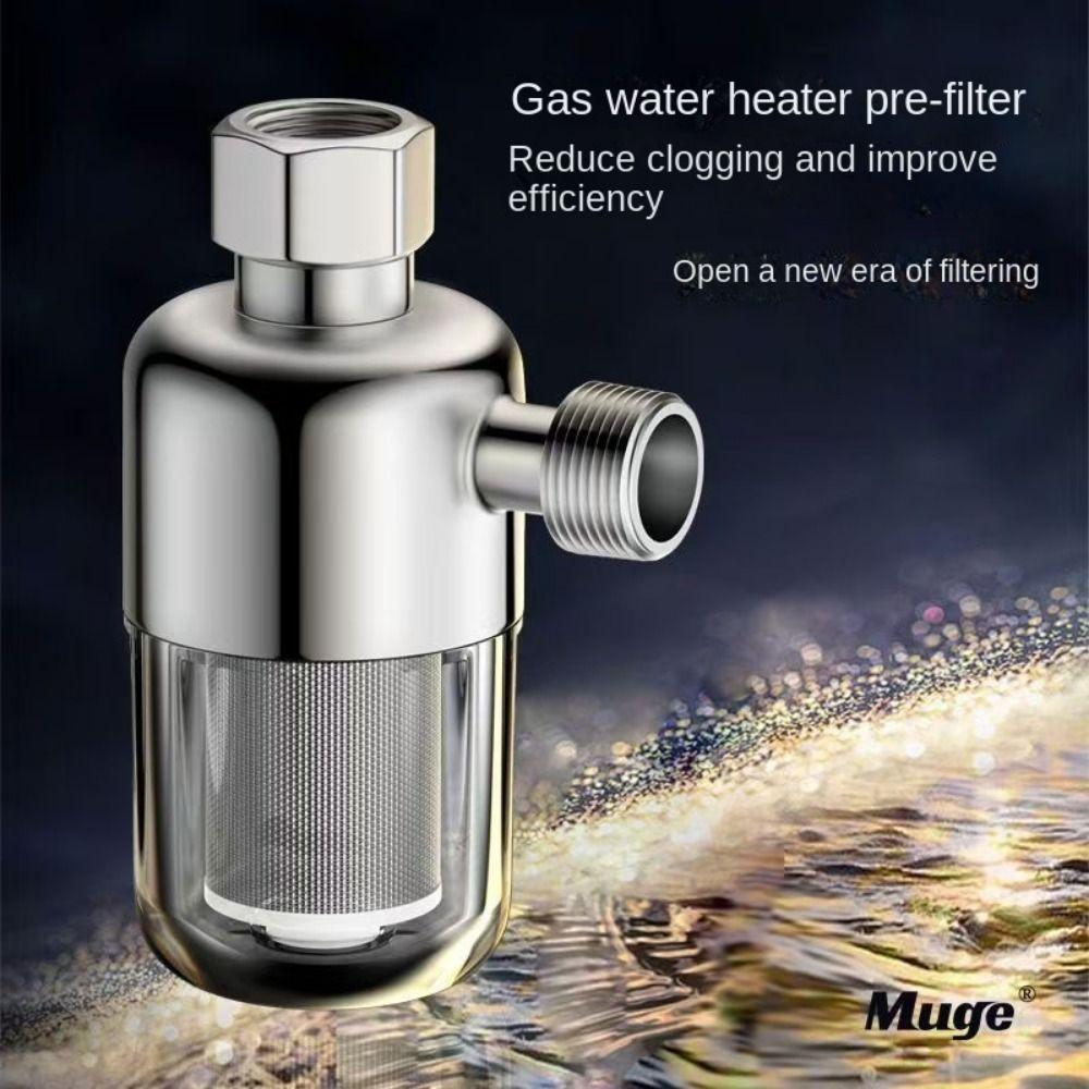 Transparent Water Purifier Stainless Steel Spray Head Pre Water Filter  Washing Machine