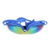 Schwimmbrille Antibeschlag Auslaufsicher Silikongel Schwimmbrille mit PC-Spiegel für Herren und Damen Blau