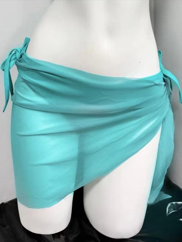 Pink & Blue Sexy Three-Piece Swimsuit: Steel Support Bikini for Small & Big Chests
