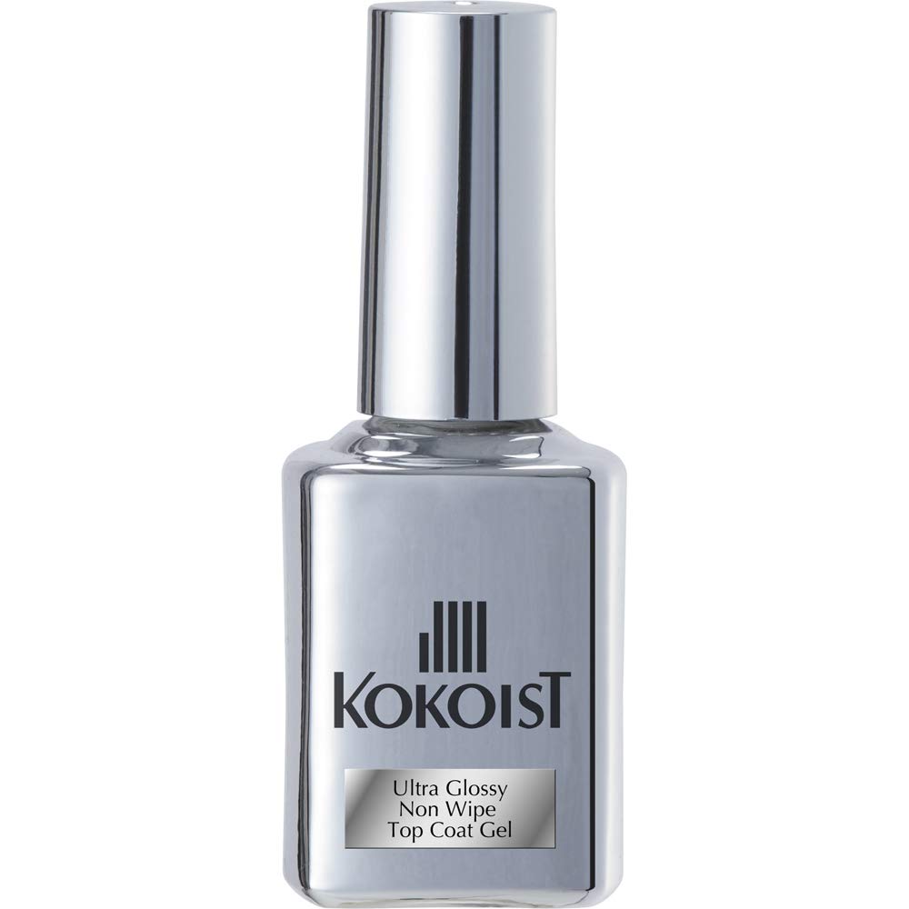 KOKOIST Ultra Glossy Non-Wipe Top Coat Gel 15mL UV/LED Compatible Gel Nail