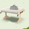 Lit de fenêtre pour chat avec cadre en bois Coussin en peluche Hamac pour chat Meubles pour animaux de compagnie Perchoir pour chat Hamac Utilisation à domicile
