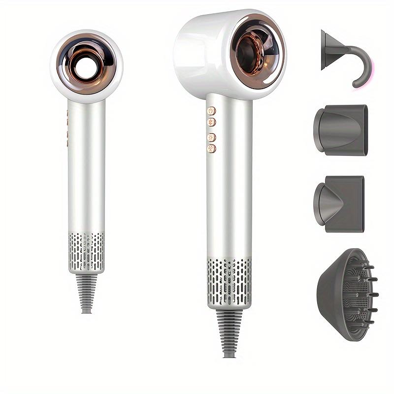 

Весна 2024 г. Новый набор высокоскоростных фенов Four Mouth Negative lon, быстрая сушка, бесступенчатый контроль температуры, защита качества волос и укладка. белый