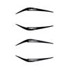 2pcs Car Headlight Eyebrow Eyelid Cover For BMW X3 X4 G01 G02 2018 2019 2020 2025 Headlamp Eyebrow Trim accessories