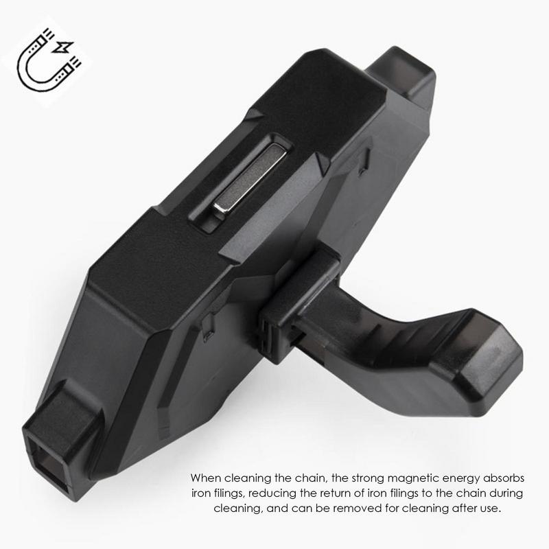 Bicycle Chain Cleaner Strong Magnetic Cycling Chain Scrubber Cleaner for Road Bikes Mountain Bike Cleaning Brush Box
