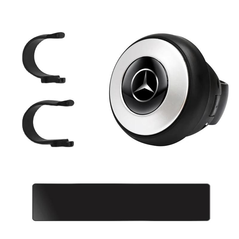 

C200 E200 For AMG Benz Car Steering Wheel Spinner Knob Steering Wheel Power Handle Ball for Mercedes Benz W212 W204 W211W168 W21 чёрный