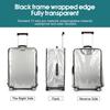 Travel Transparent Luggage Cover Waterproof And Dustproof Pvc Wear Resistant Fits 20-30 Inch Suitcases