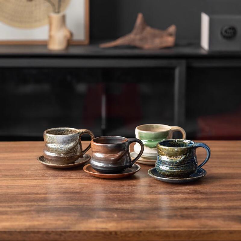 OLOEY Kiln-Glazed Ceramic Coffee Mug