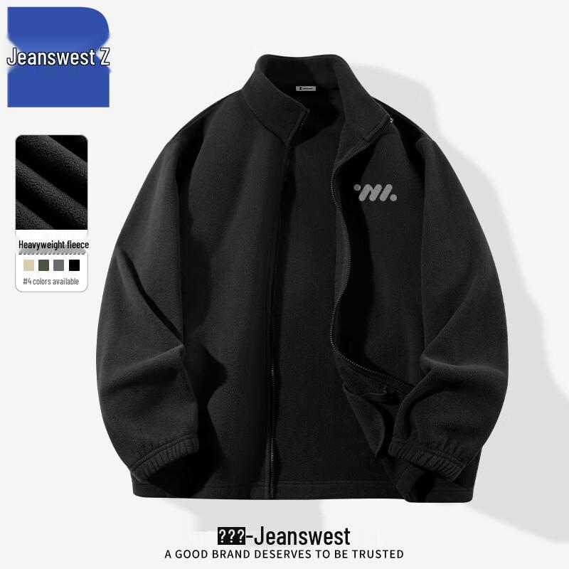 

Jeanswest Z Men s Double-Sided Fleece Jacket T1016 4XL