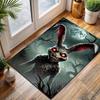 Horror Bunny Halloween Decor Carpet for Living Room Bedroom Bedside Floor Mat Cloakroom Area Rug Creative Doormat Large Size